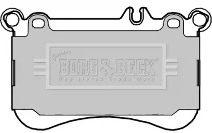 Комплект тормозных колодок (BORG & BECK: BBP2331)