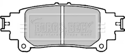 Комплект тормозных колодок (BORG & BECK: BBP2336)