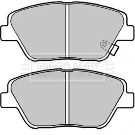 Комплект тормозных колодок (BORG & BECK: BBP2391)