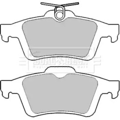 Комплект тормозных колодок (BORG & BECK: BBP2403)