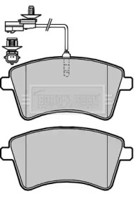 Комплект тормозных колодок (BORG & BECK: BBP2420)