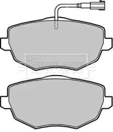 Комплект тормозных колодок (BORG & BECK: BBP2423)