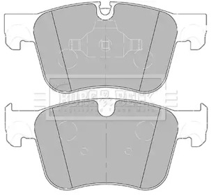 Комплект тормозных колодок (BORG & BECK: BBP2453)