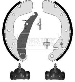 Комлект тормозных накладок (BORG & BECK: BBS1025K)