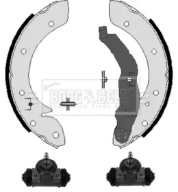 Комлект тормозных накладок (BORG & BECK: BBS1035K)