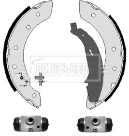 Комлект тормозных накладок (BORG & BECK: BBS1076K)