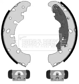 Комлект тормозных накладок (BORG & BECK: BBS1081K)