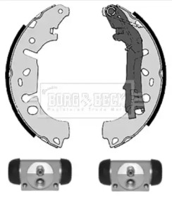 Комлект тормозных накладок (BORG & BECK: BBS1089K)