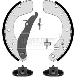 Комлект тормозных накладок (BORG & BECK: BBS1093K)