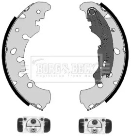 Комлект тормозных накладок (BORG & BECK: BBS1116K)