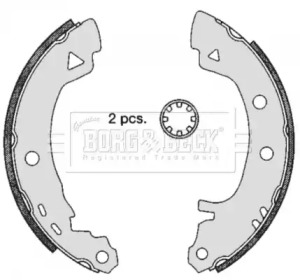 Комлект тормозных накладок (BORG & BECK: BBS6000)