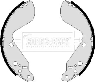 Комлект тормозных накладок (BORG & BECK: BBS6031)