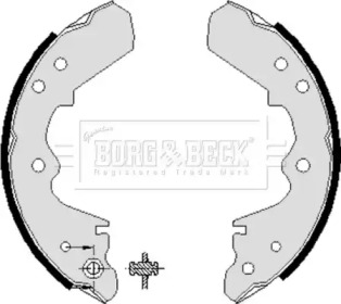 Комлект тормозных накладок (BORG & BECK: BBS6042)