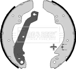 Комлект тормозных накладок (BORG & BECK: BBS6064)