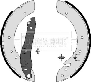 Комлект тормозных накладок (BORG & BECK: BBS6087)