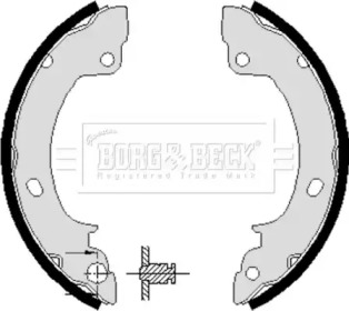 Комлект тормозных накладок (BORG & BECK: BBS6100)