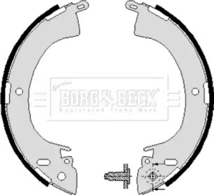 Комлект тормозных накладок (BORG & BECK: BBS6197)