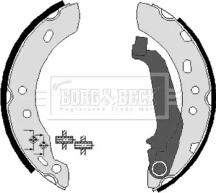 Комлект тормозных накладок (BORG & BECK: BBS6210)