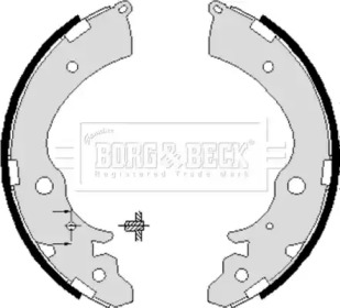 Комлект тормозных накладок (BORG & BECK: BBS6218)