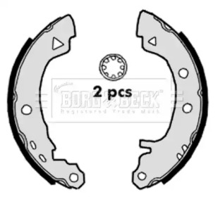 Комлект тормозных накладок (BORG & BECK: BBS6316)