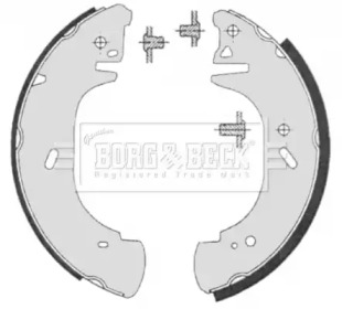 Комлект тормозных накладок (BORG & BECK: BBS6325)