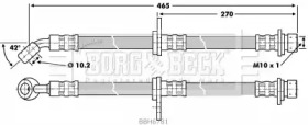 Шлангопровод (BORG & BECK: BBH6781)