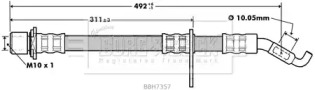 Шлангопровод (BORG & BECK: BBH7357)