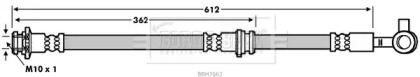 Шлангопровод (BORG & BECK: BBH7663)