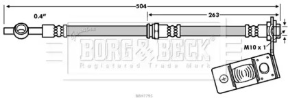 Шлангопровод (BORG & BECK: BBH7795)