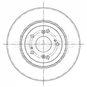 Тормозной диск (BORG & BECK: BBD5220)