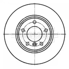Тормозной диск (BORG & BECK: BBD5336)