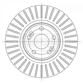 Тормозной диск (BORG & BECK: BBD5369)
