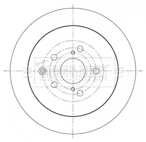 Тормозной диск (BORG & BECK: BBD5371)