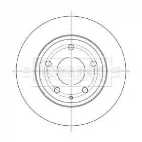Тормозной диск (BORG & BECK: BBD5382)
