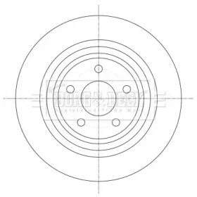Тормозной диск (BORG & BECK: BBD5385)