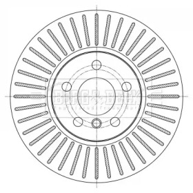 Тормозной диск (BORG & BECK: BBD5389)