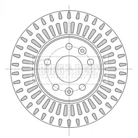 Тормозной диск (BORG & BECK: BBD5391)