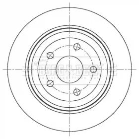 Тормозной диск (BORG & BECK: BBD5406)