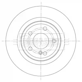 Тормозной диск (BORG & BECK: BBD5413)