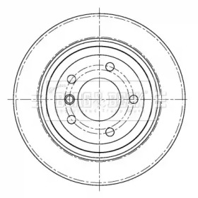 Тормозной диск (BORG & BECK: BBD5416)
