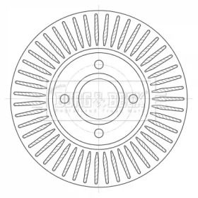 Тормозной диск (BORG & BECK: BBD5423)
