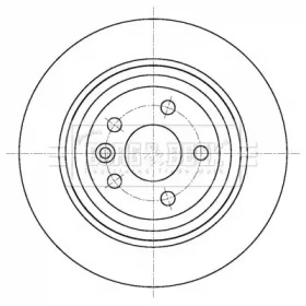Тормозной диск (BORG & BECK: BBD5440)
