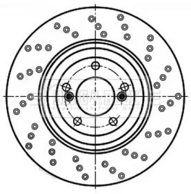 Тормозной диск (BORG & BECK: BBD6059S)
