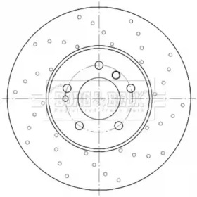 Тормозной диск (BORG & BECK: BBD6078S)