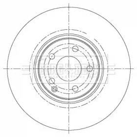 Тормозной диск (BORG & BECK: BBD6083S)