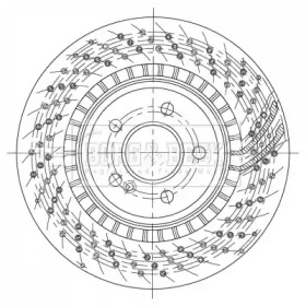 Тормозной диск (BORG & BECK: BBD6096S)