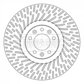 Тормозной диск (BORG & BECK: BBD6098S)