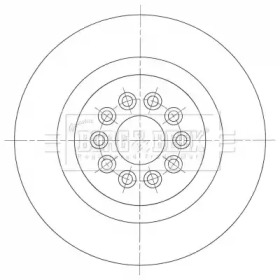 Тормозной диск (BORG & BECK: BBD6106S)