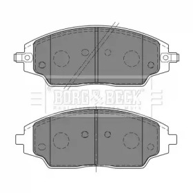 Комплект тормозных колодок (BORG & BECK: BBP2459)