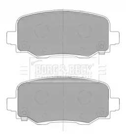 Комплект тормозных колодок (BORG & BECK: BBP2466)